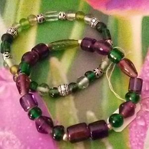 Set of Glass Bracelets